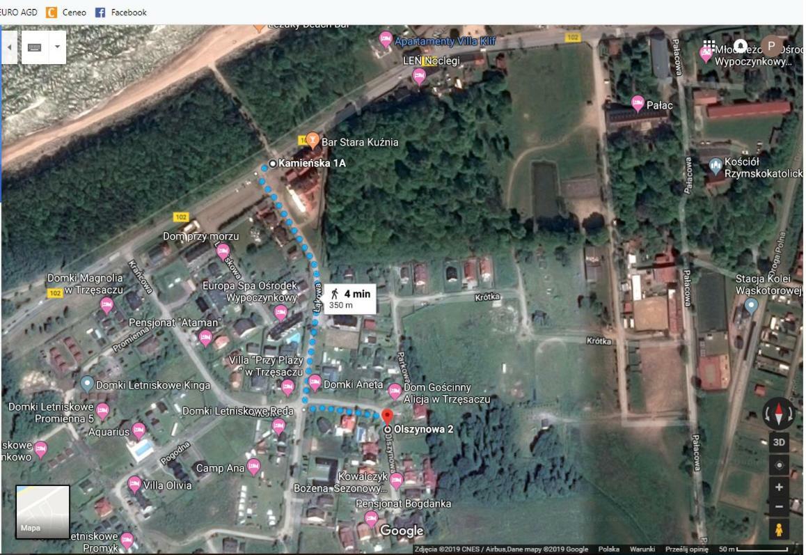 Apartament Z Ogrodkiem Trzęsacz 外观 照片